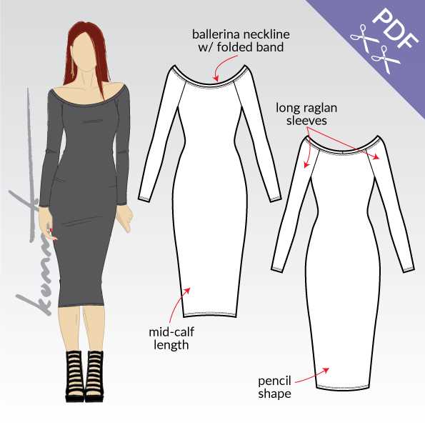 Stretch knit dress sewing patterns
