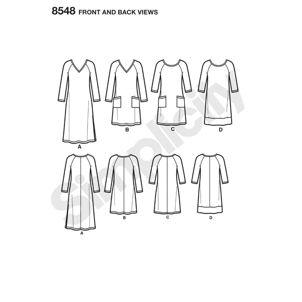 Stretch knit dress sewing patterns