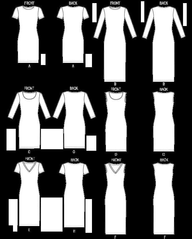 Stretch knit dress sewing patterns