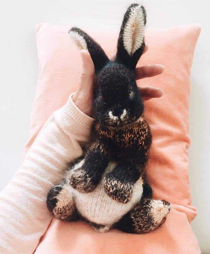 Free easy knit bunny pattern