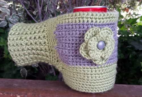 Beer koozie knitting pattern