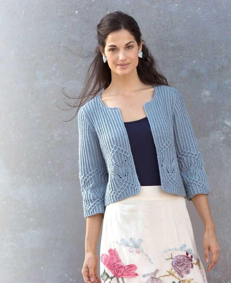 Summer cardigan knitting pattern