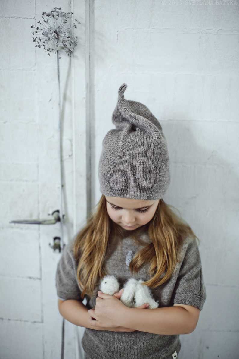 Alpaca knit hat pattern