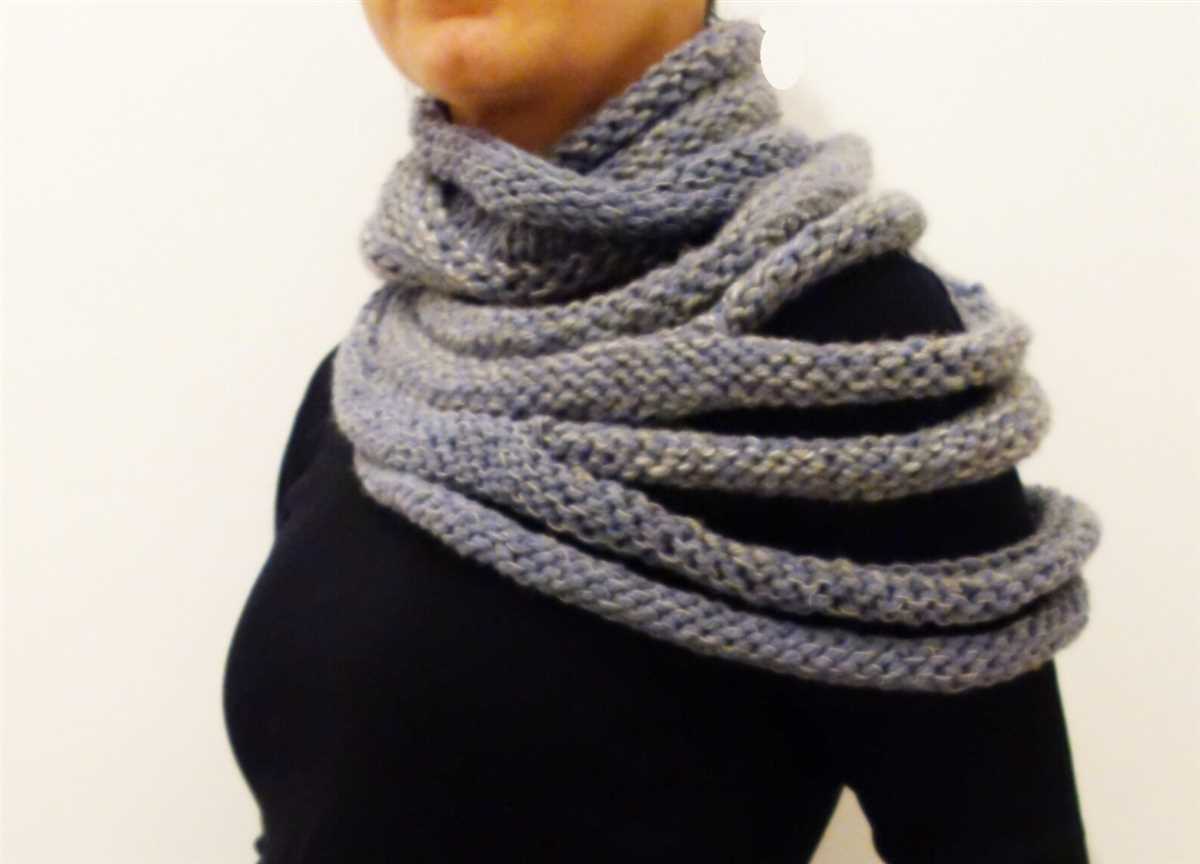 Super chunky cowl knitting pattern