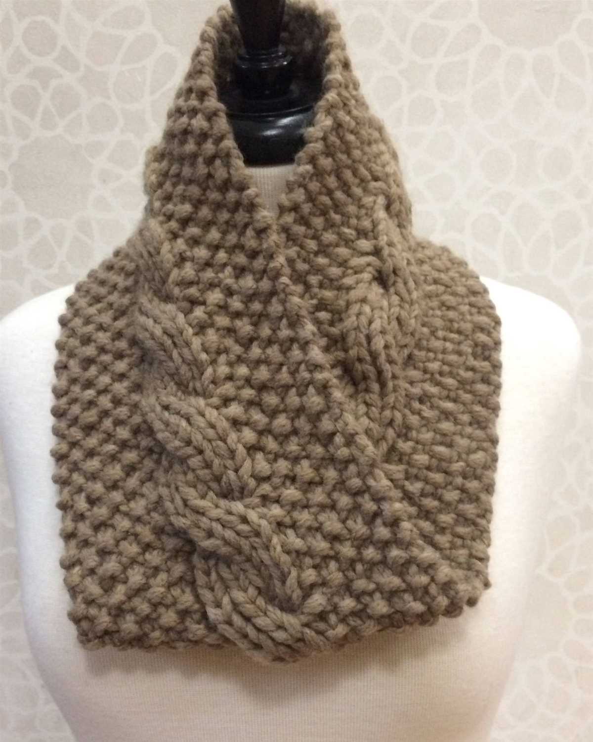 Knit neck warmer patterns