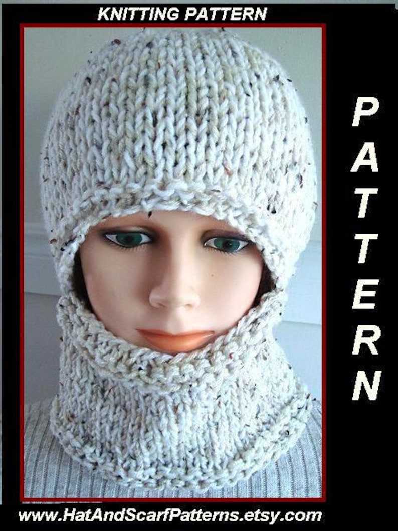 Free chunky balaclava knitting pattern