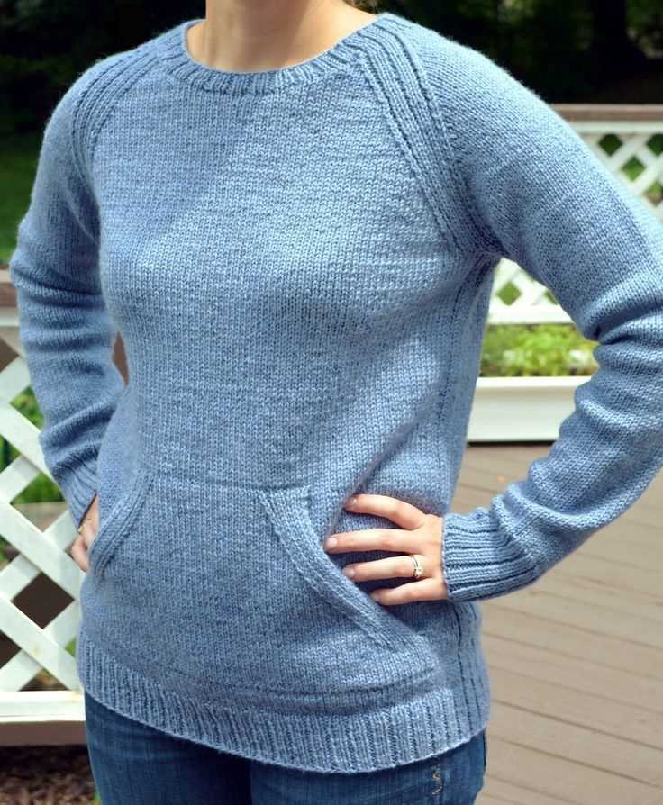 Sweatshirt knitting pattern