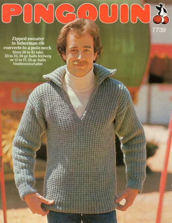 Mens chunky jumper knitting pattern free