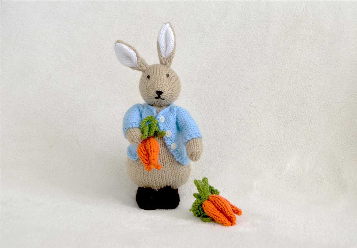 Peter rabbit knitting pattern book