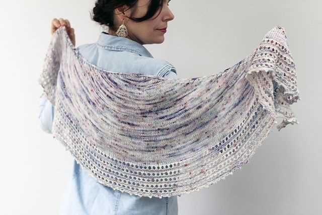 Shawl scarf wrap knitting pattern