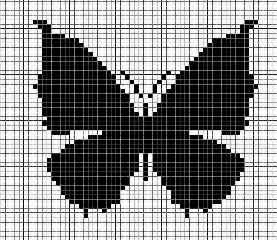 Knitting pattern butterfly