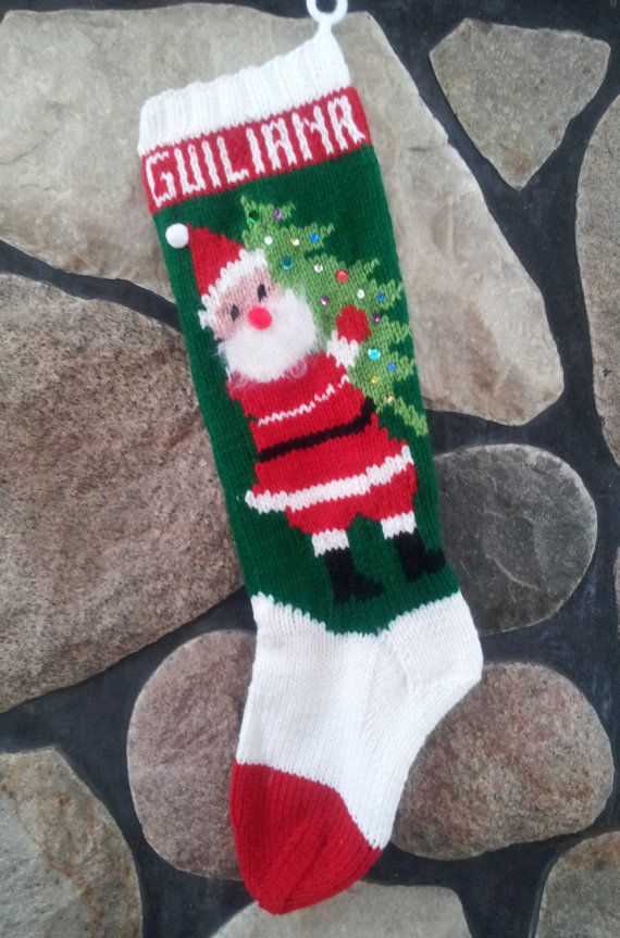 Knitting pattern xmas stocking