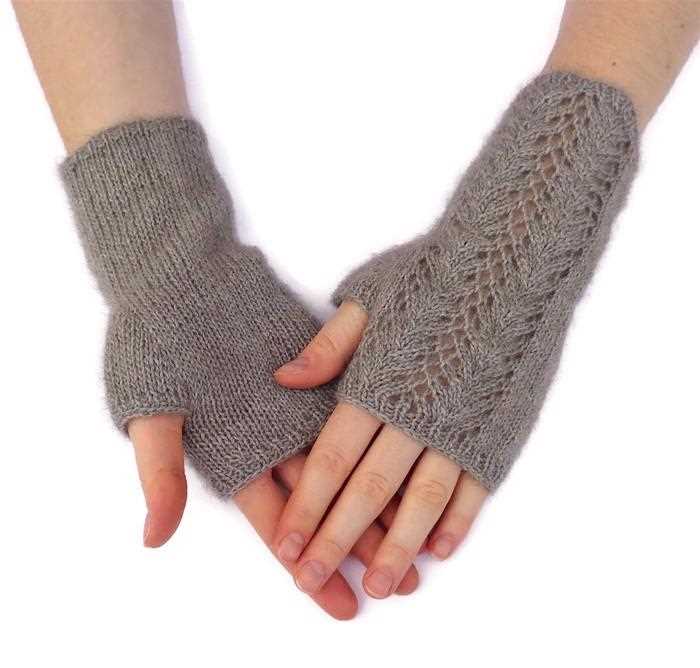 Free men's fingerless gloves knitting pattern pdf