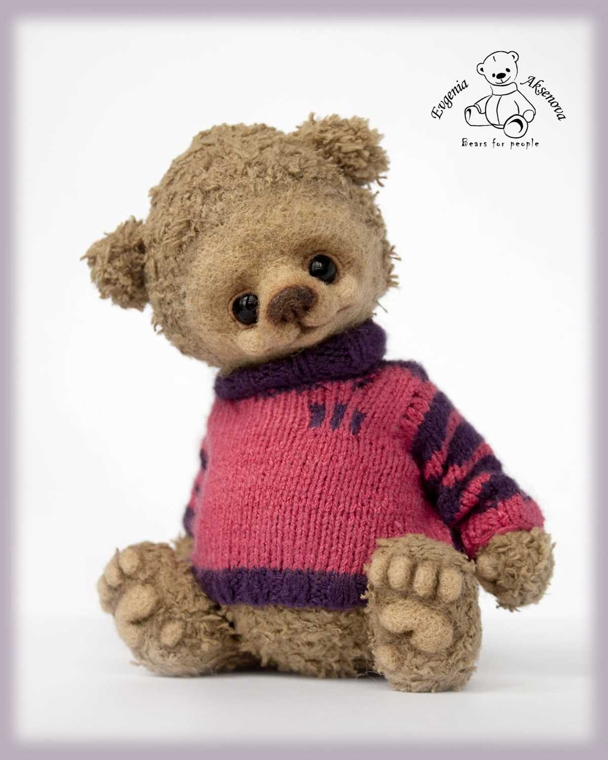 Teddy bear sweater knitting pattern