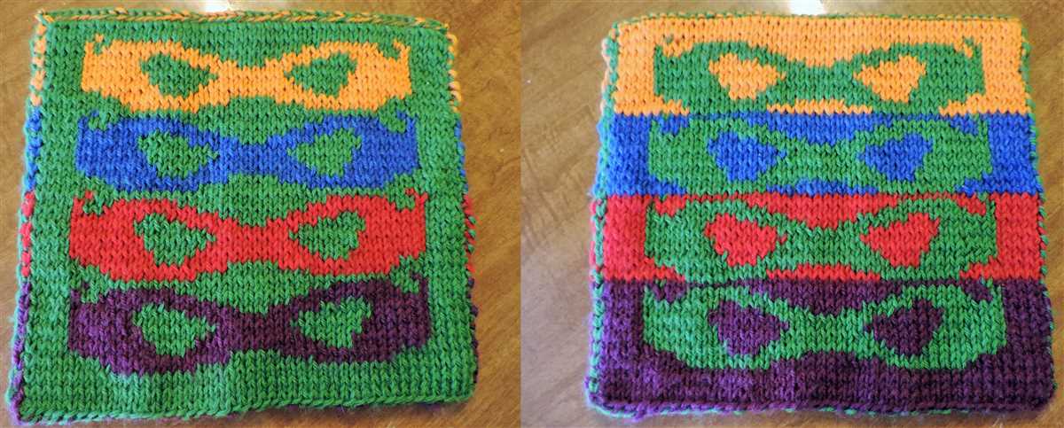 Teenage mutant ninja turtle knitting pattern