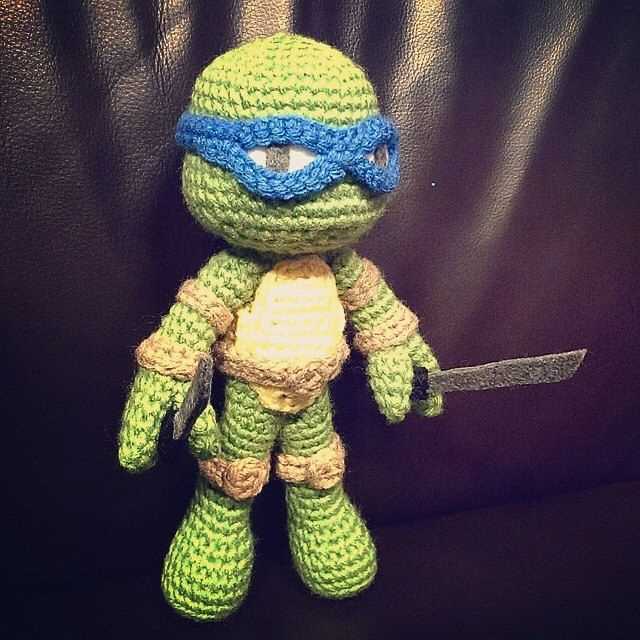 Teenage mutant ninja turtle knitting pattern