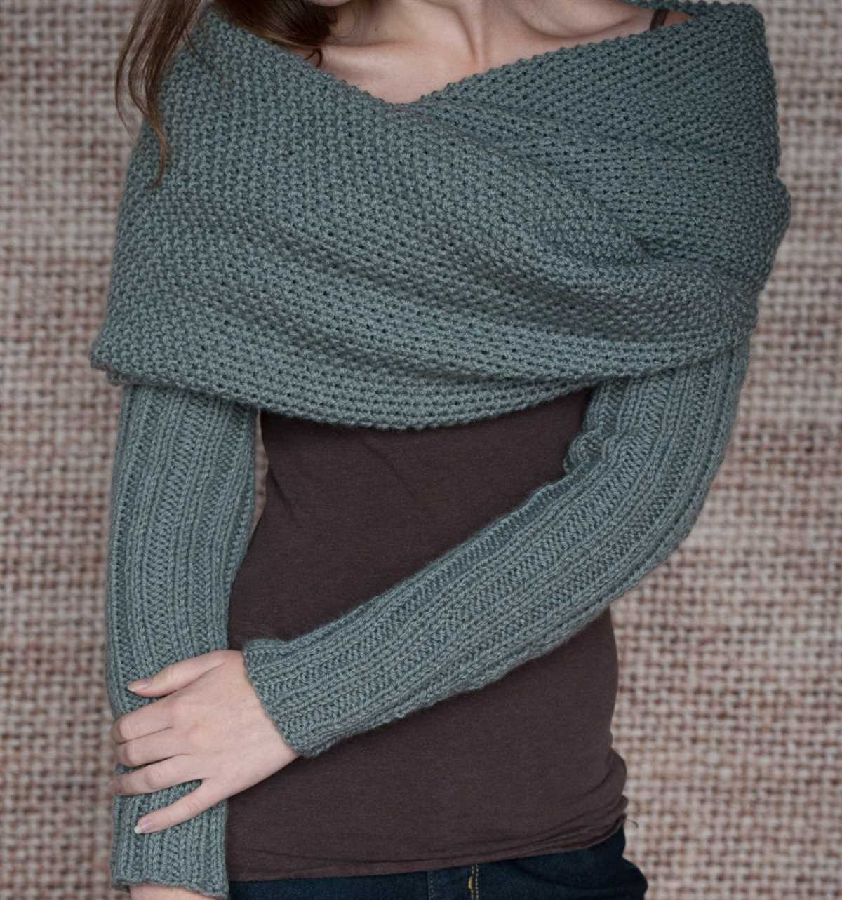 Wrap scarf knitting pattern