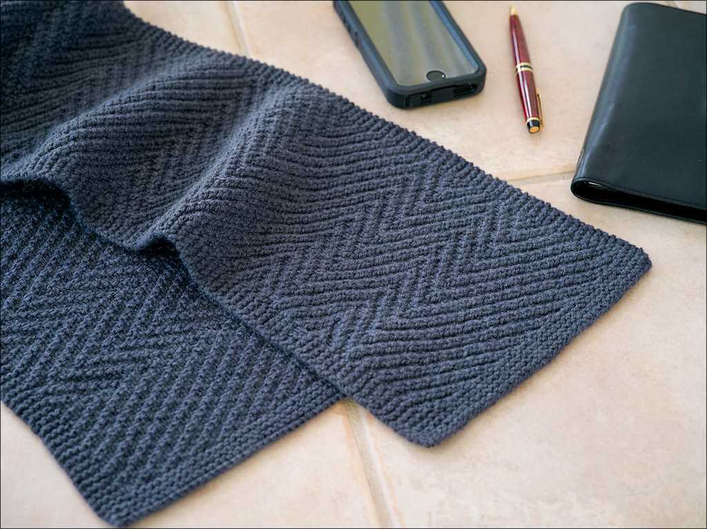 Men's scarf knitting pattern ravelry