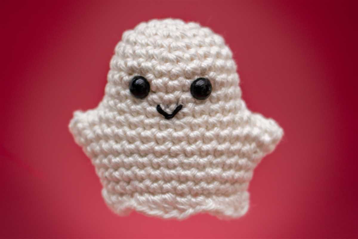 Halloween ghost knitting pattern