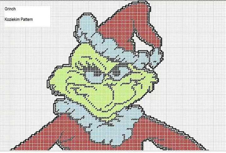 The grinch knitting pattern