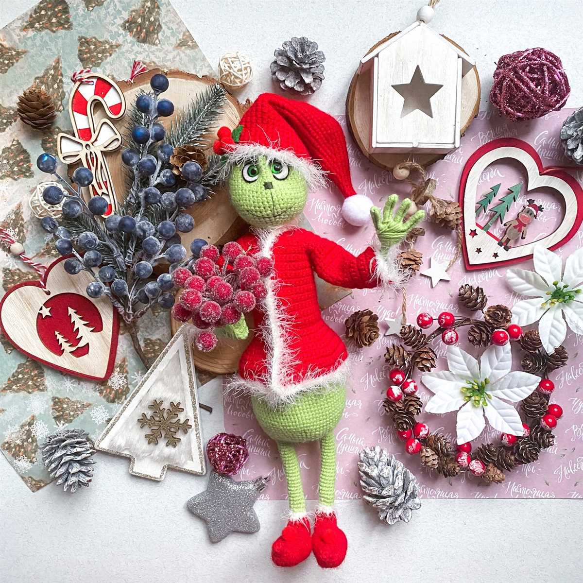 The grinch knitting pattern