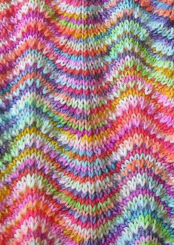 Thermal knit stitch pattern