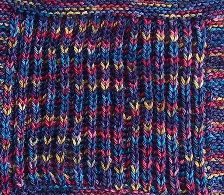 Thermal knit stitch pattern