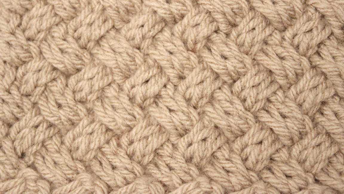 Tile stitch knitting pattern