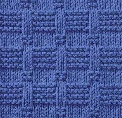 Tile stitch knitting pattern