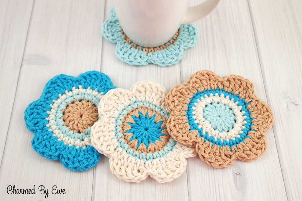 Free patterns for knitted coasters