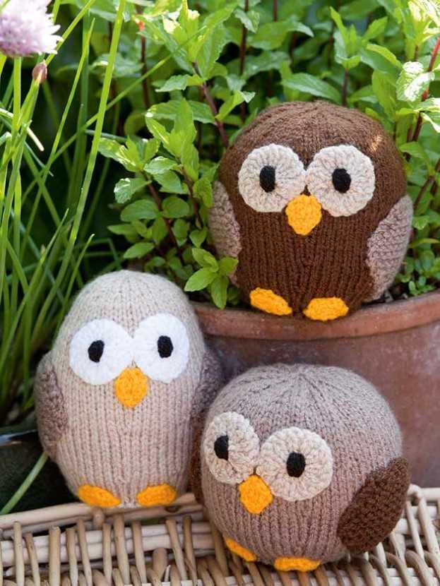 Tiny owl knitting pattern free