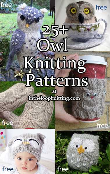 Tiny owl knitting pattern free