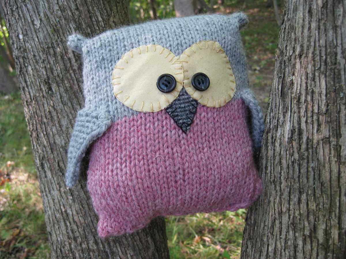 Tiny owl knitting pattern free