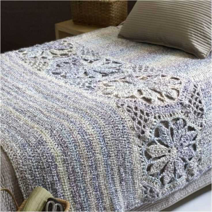 Knitted bedspread patterns free