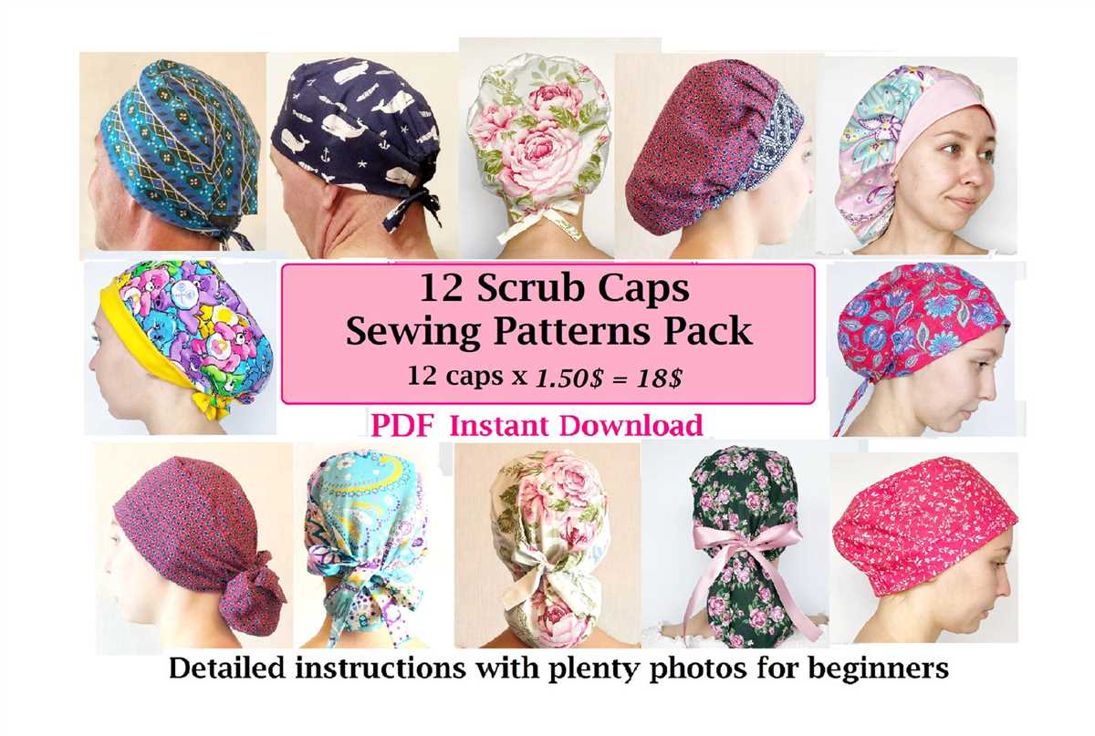 Knit scrub cap pattern