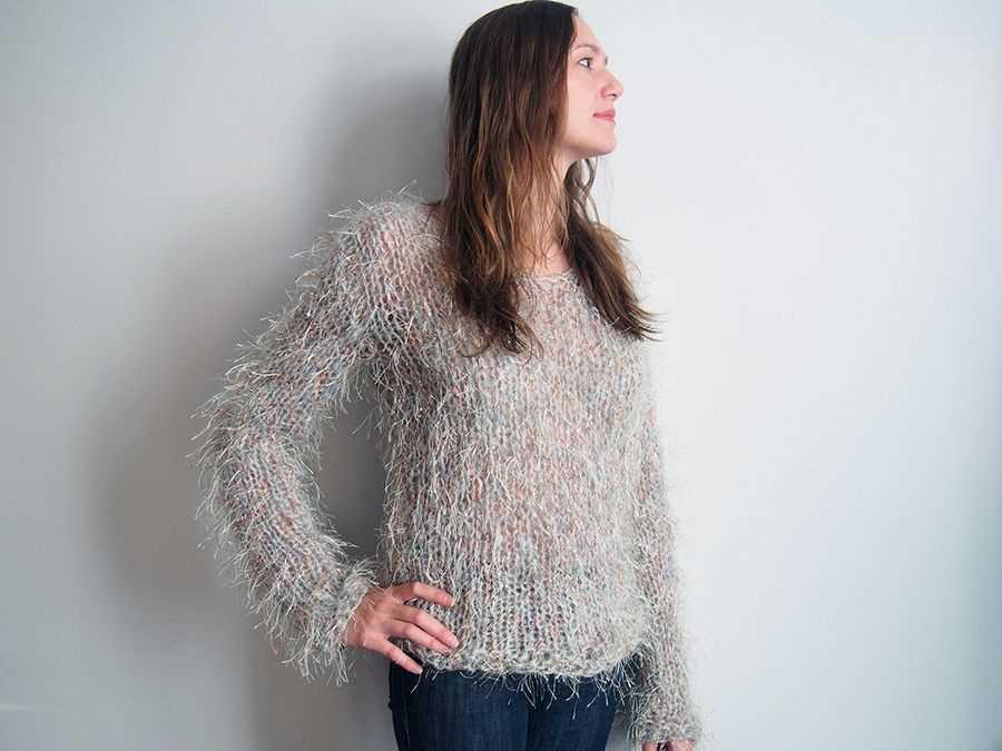 Super bulky knit sweater pattern