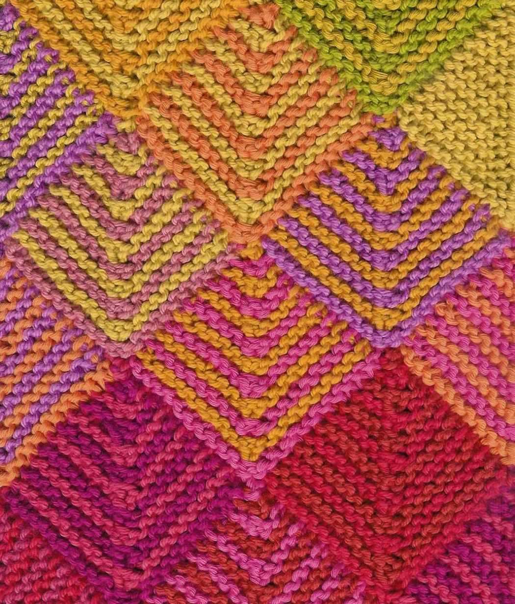 Knit square patterns free