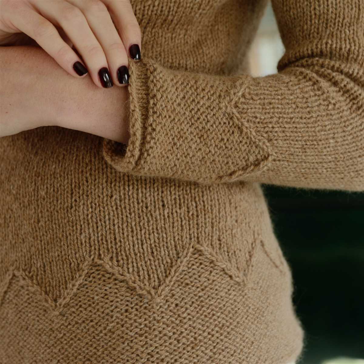 How to design a knitting pattern for sweaters