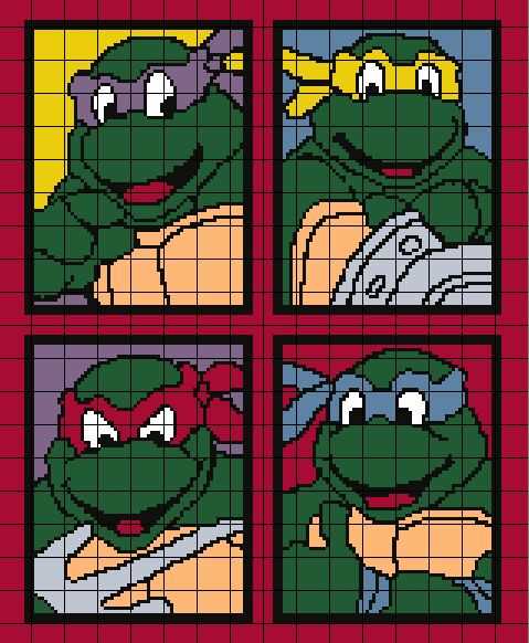 Tmnt knitting patterns