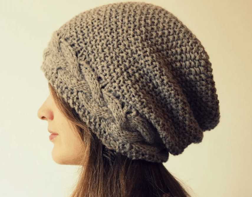 Baggy hat knitting pattern