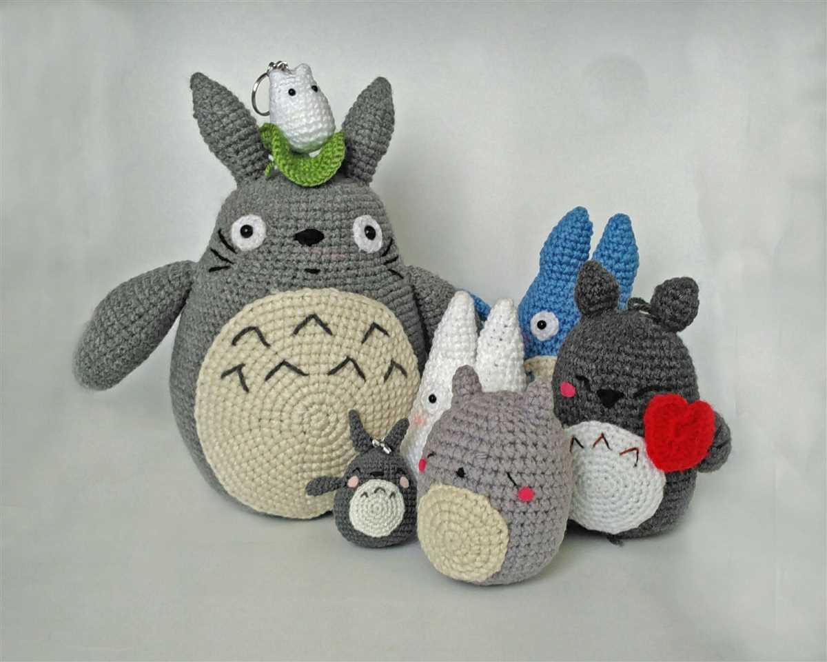 Totoro knitting pattern free