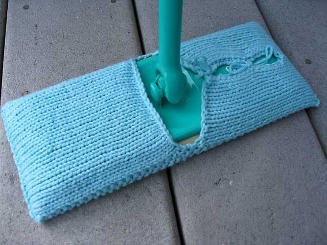 Knitted swiffer cover pattern