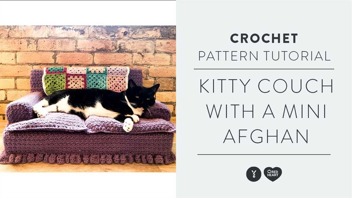 Kitty couch knitting pattern