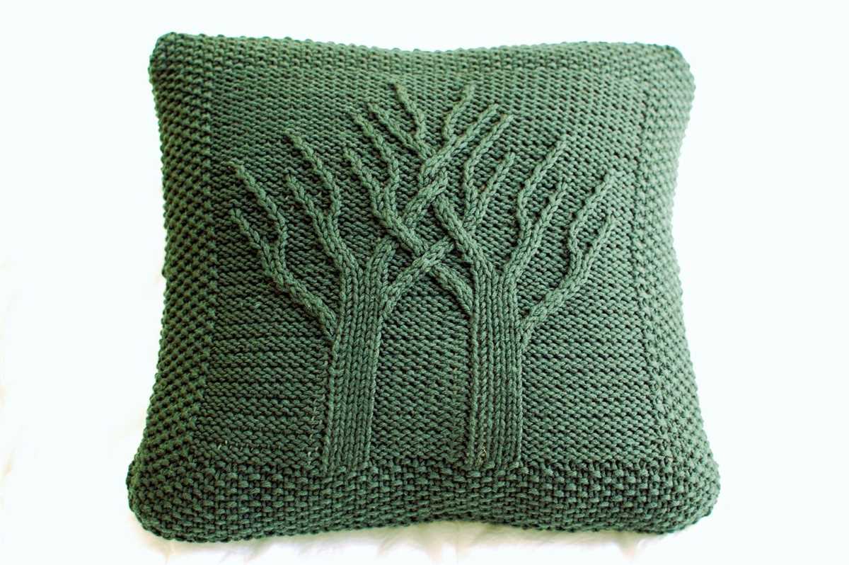 Tree of life aran knitting pattern