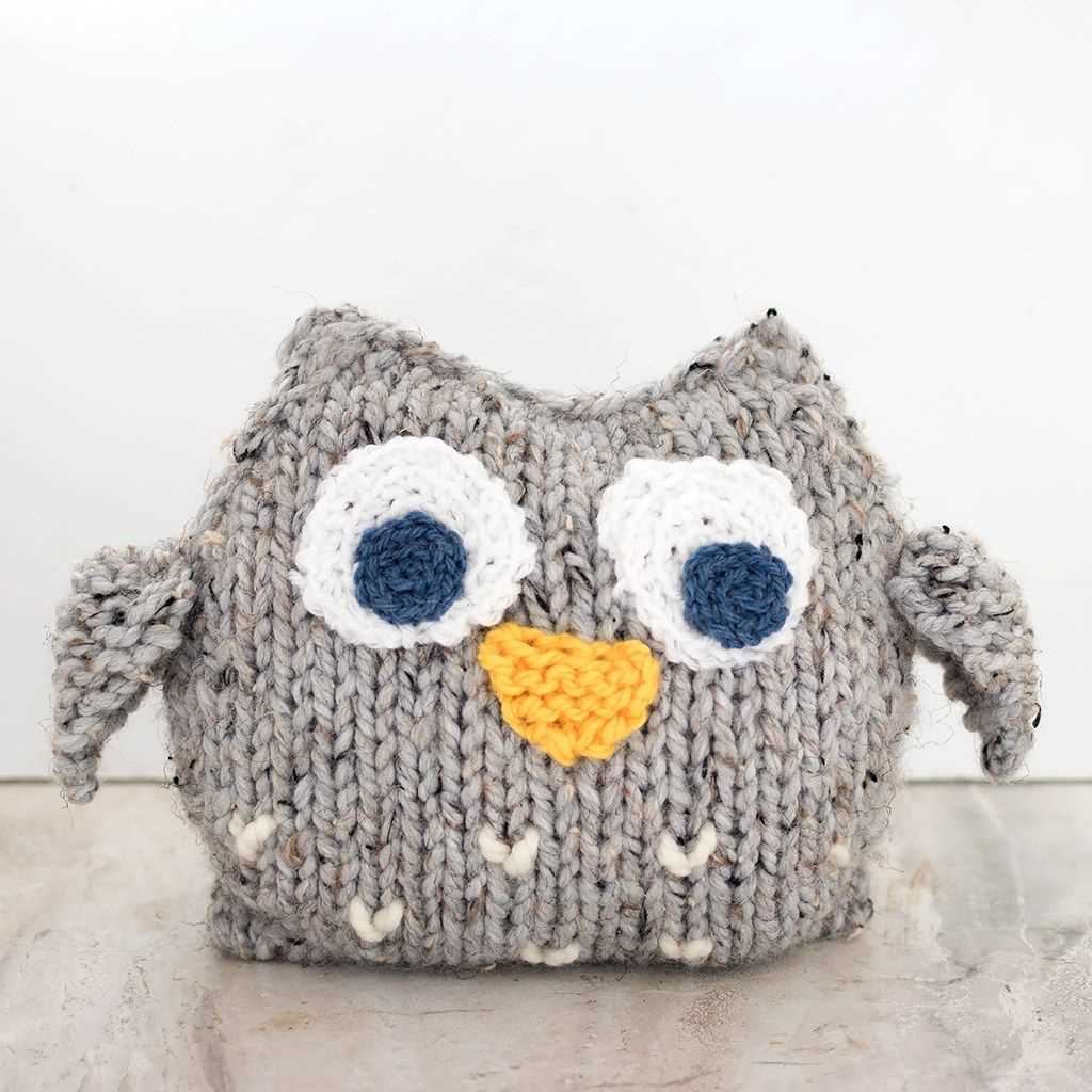 Tiny owl knitting pattern free