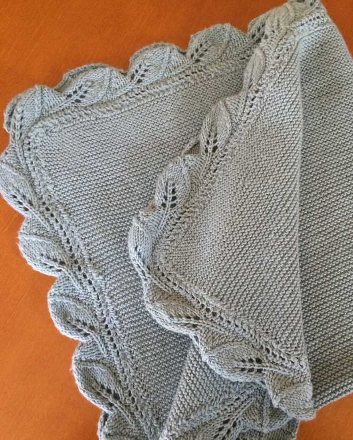 Lace blanket knitting pattern