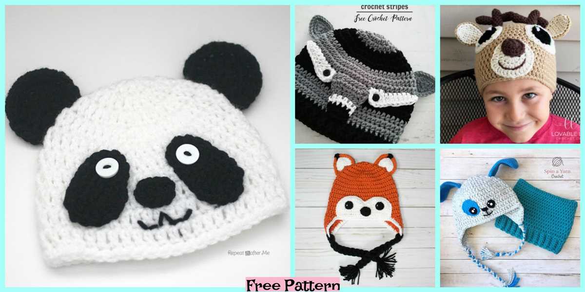 Knitted animal hat patterns for adults