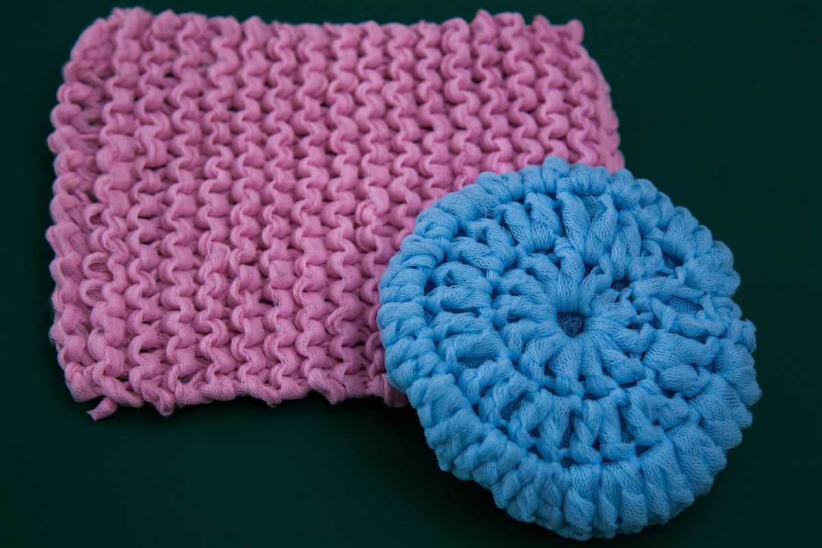 Knitted scrubbies pattern