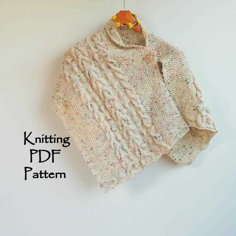 Knit stole pattern