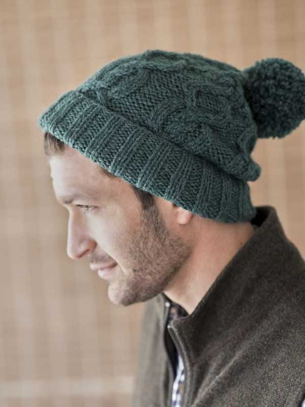 Free pattern for men's knitted hat